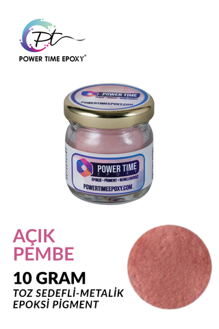 SEDEFLİ METALİK PİGMENT/ AÇIK PEMBE / 10 gram