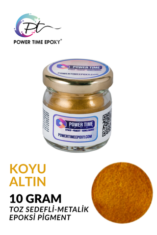 PEARL-SOLID METALLIC PIGMENT / DARK GOLD / 10 grams 