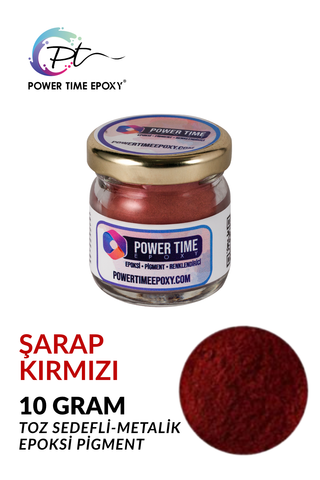 SEDEFLİ METALİK PİGMENT/ ŞARAP KIRMIZISI / 10 gram