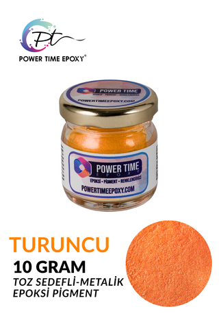 SEDEFLİ METALİK PİGMENT/ TURUNCU / 10 gram