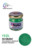 PEARL-SOLID METALLIC PIGMENT / GREEN / 10 grams 