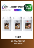 WOOD EPOXY QUATRO MAXİ/ 15 kg KALIN DÖKÜM