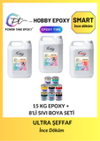 HOBBY EPOXY SMART / 15 KG + 8Lİ SIVI BOYA SETİ