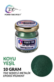 SEDEFLİ METALİK PİGMENT/ KOYU YEŞİL / 10 gram