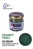 SEDEFLİ METALİK PİGMENT/ ZÜMRÜT YEŞİLİ / 10 gram