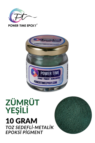 SEDEFLİ METALİK PİGMENT/ ZÜMRÜT YEŞİLİ / 10 gram