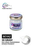 SIVI PİGMENT BOYA/ BEYAZ/ 30 gram