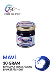 SIVI PİGMENT BOYA/ MAVİ/ 30 gram