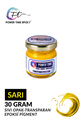 SIVI PİGMENT BOYA/ SARI/ 30 gram