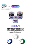 LIQUID PIGMENT PAINT SET OF 6 / SEA SET / 30 * 6 Total 180 grams 