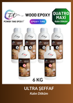 WOOD EPOXY QUATRO MAXİ/ 6 KG KALIN DÖKÜM
