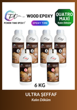 WOOD EPOXY QUATRO MAXİ/ 6 KG KALIN DÖKÜM