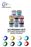 8'Lİ SIVI PİGMENT BOYA SETİ