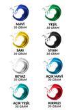8'Lİ SIVI PİGMENT BOYA SETİ