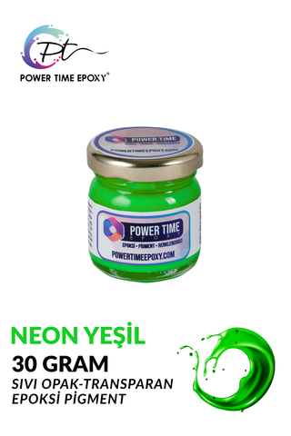 SIVI PİGMENT BOYA/ NEON YEŞİL/ 30 gram