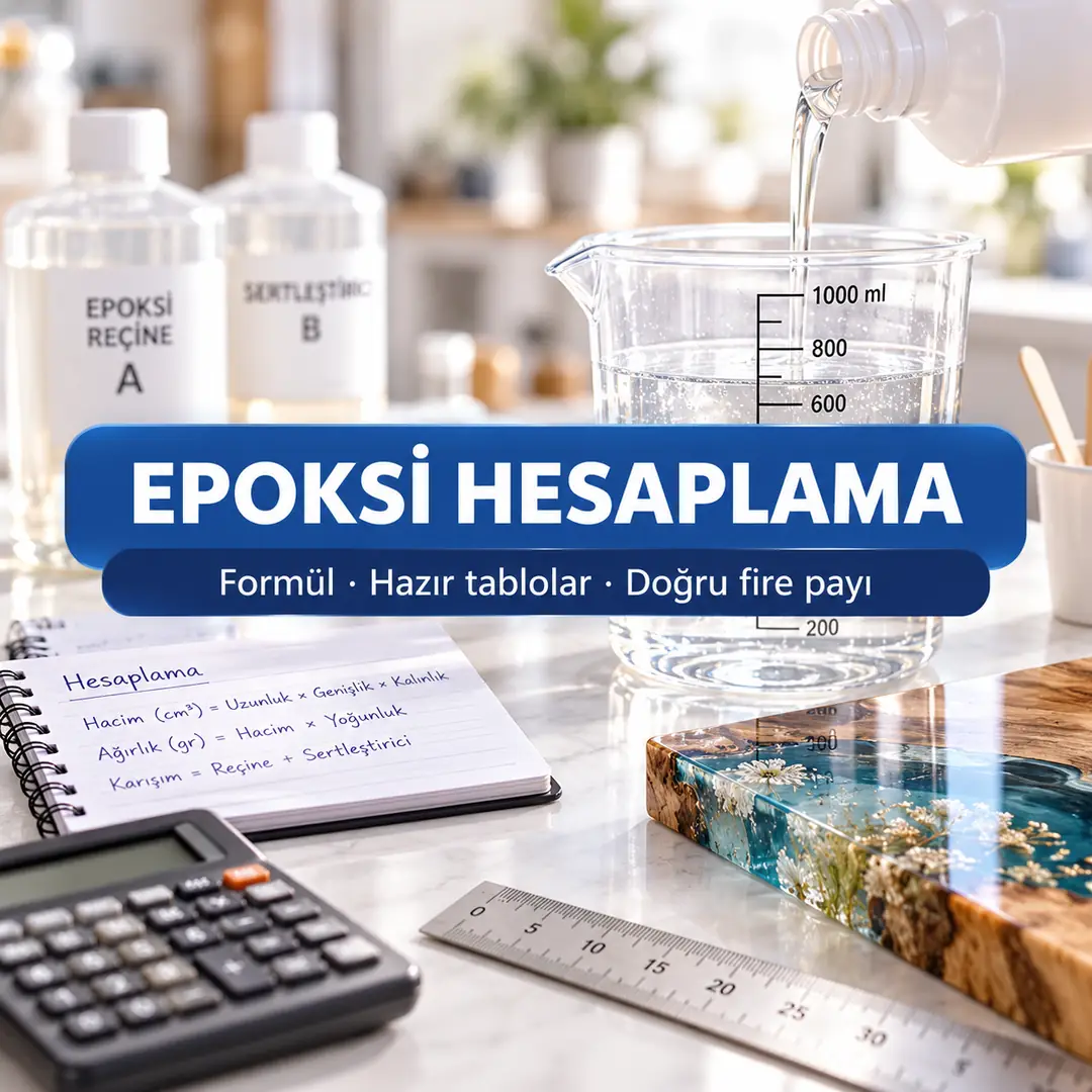 Epoksi Hesaplama: Projeniz İçin Kaç Kg Epoksi Gerekir?