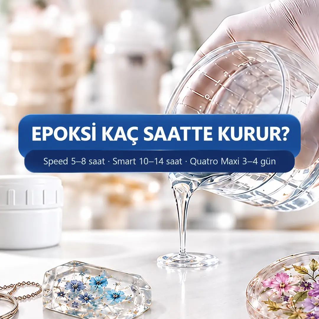Epoksi Kaç Saatte Kurur? Kuruma ve Kürlenme Süreleri Rehberi