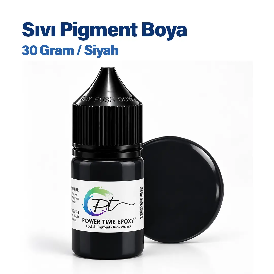 Epoksi Uyumlu Opak Transparan Sıvı Pigment Boya 30 Gram