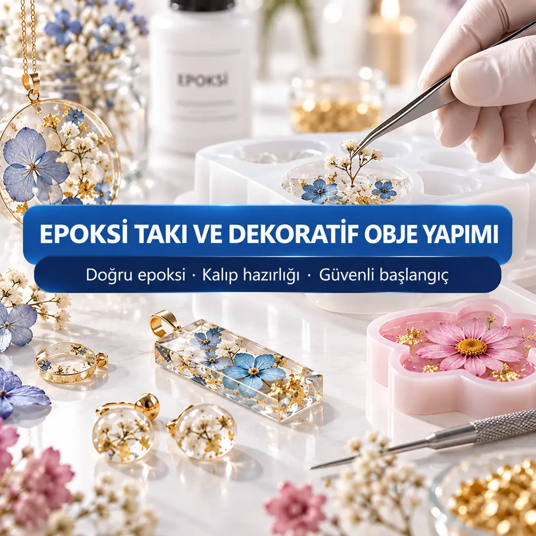  Epoksi ile Takı ve Dekoratif Obje Yapımı: Yeni Başlayanlar İçin Başlangıç Rehberi