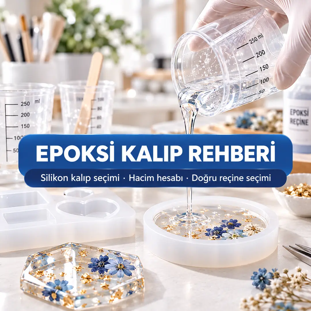 Epoksi Kalıp Rehberi: Silikon Kalıp Seçimi, Kullanımı ve Hangi Reçineyi Dökmeli
